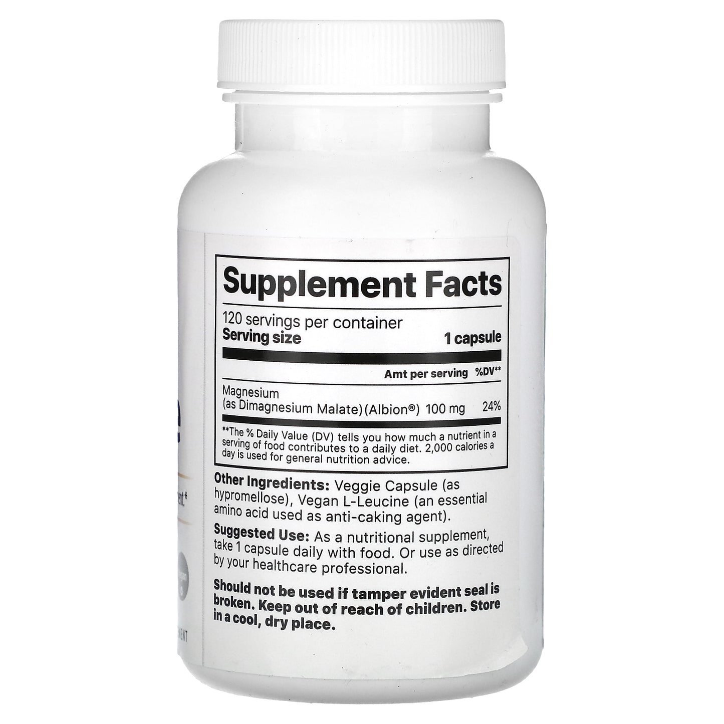 Jigsaw Health, MagPure Malate, 120 Capsules (100 mg per Capsule)