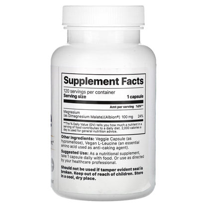 Jigsaw Health, MagPure Malate, 120 Capsules (100 mg per Capsule)