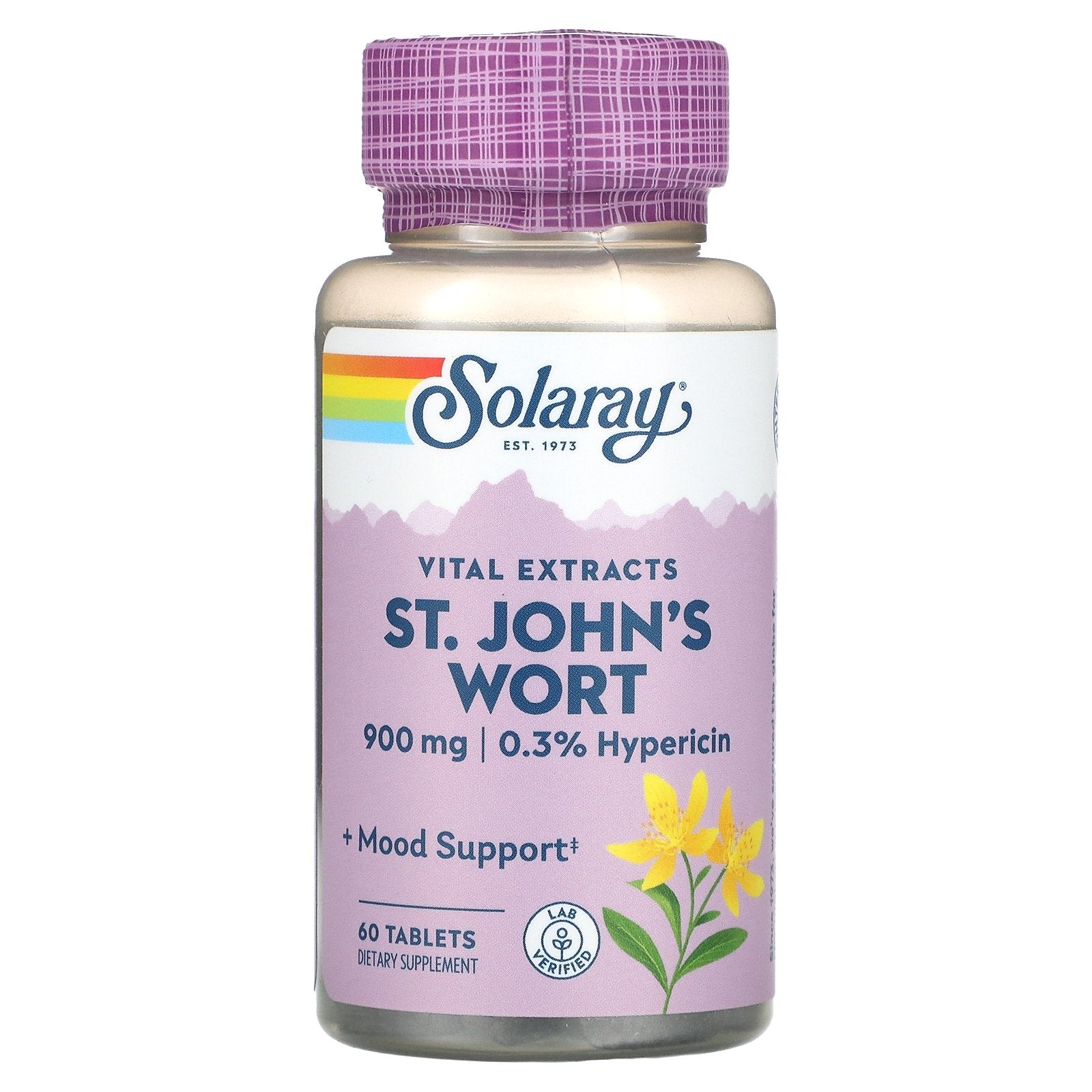 Solaray, St. John's Wort Vital Extracts, 900 mg, 60 Tablets