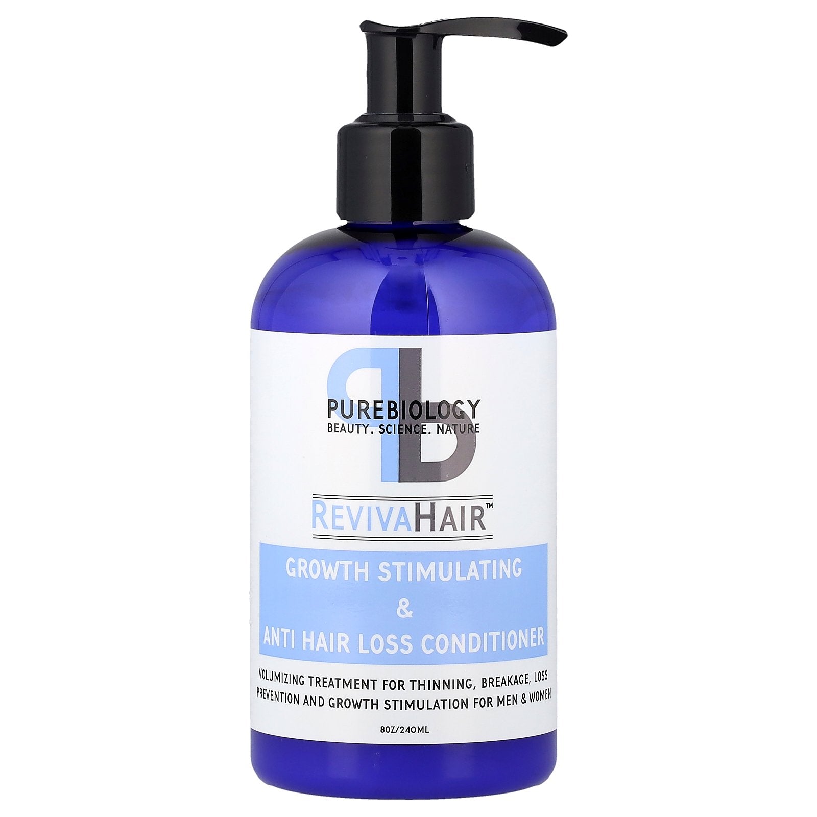 Pure Biology, RevivaHair™, Growth Stimulating & Anti Hair Loss Conditioner , 8 oz (240 ml)
