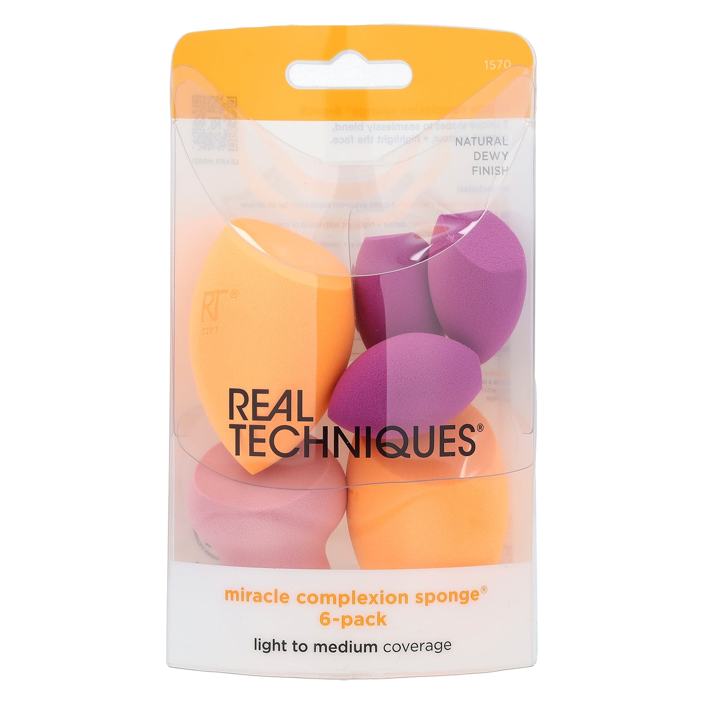 Real Techniques, Miracle Complexion Sponge®, 6 Sponges