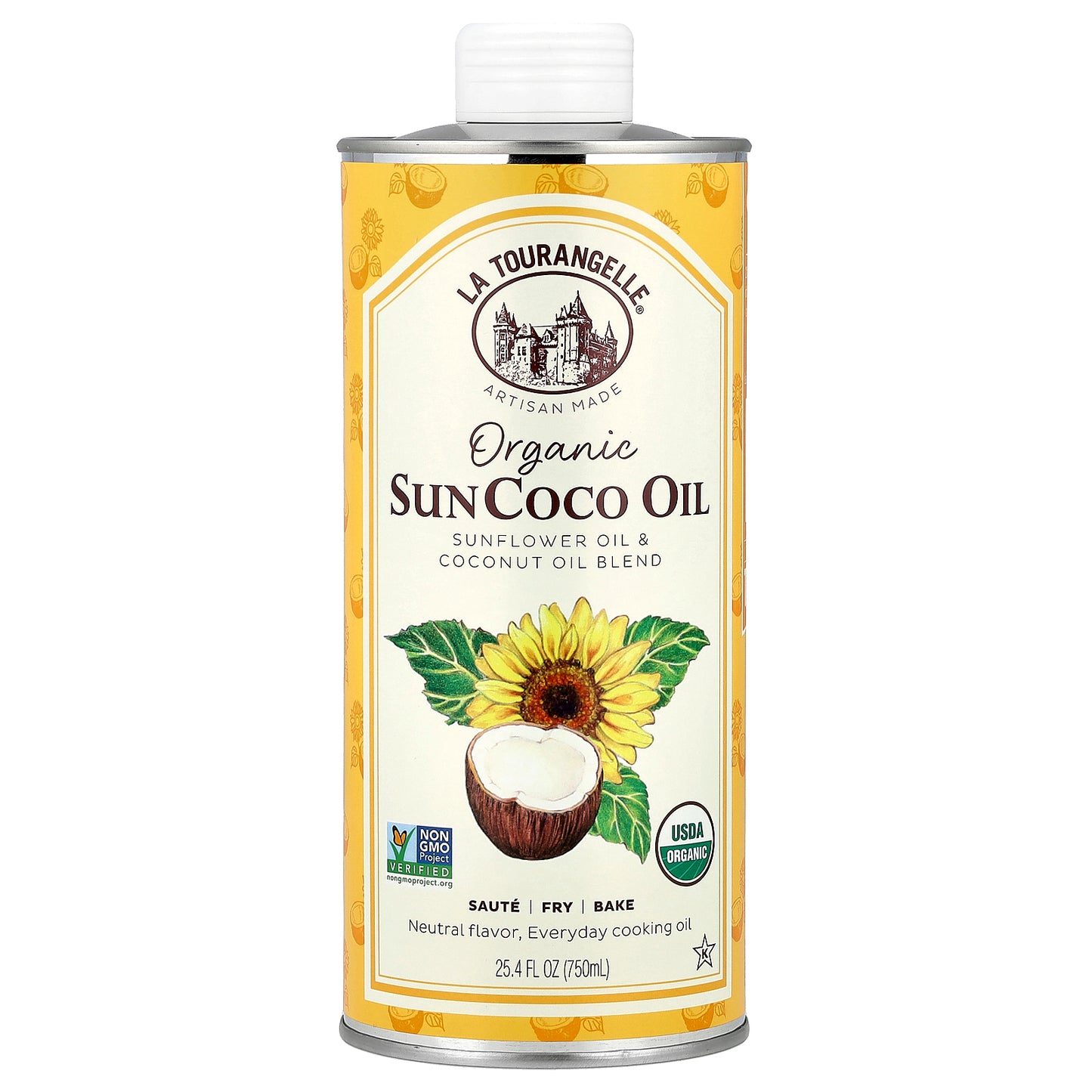 La Tourangelle, Organic SunCoco Oil, 25.4 fl oz (750 ml)