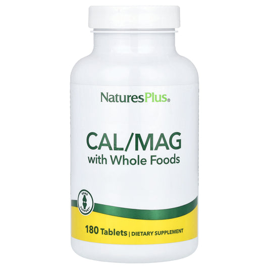 NaturesPlus, Cal/Mag with Whole Foods, 180 Tablets