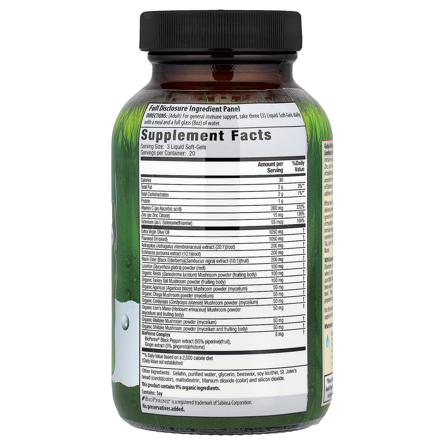 Irwin Naturals, Global Wellness Immuno-Shield® with Sambucus Elderberry, 60 Liquid Soft-Gels