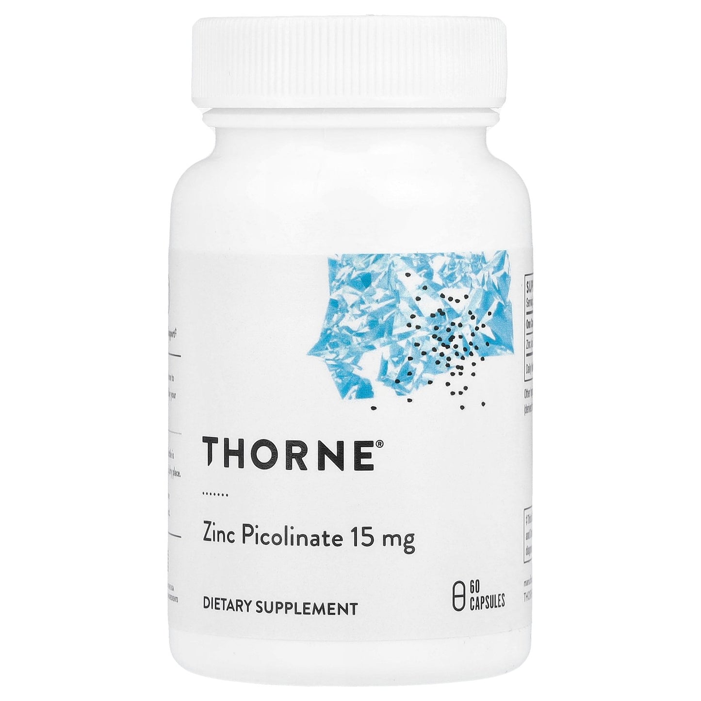 Thorne, Zinc Picolinate, 15 mg, 60 Capsules