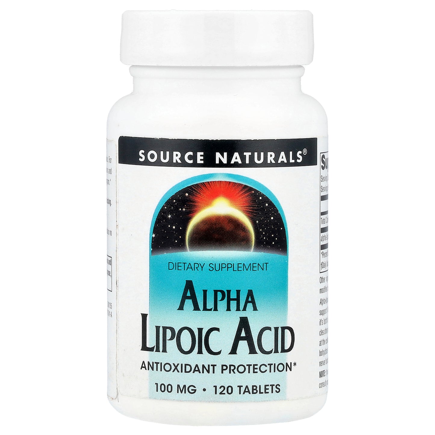 Source Naturals, Alpha Lipoic Acid, 100 mg, 120 Tablets