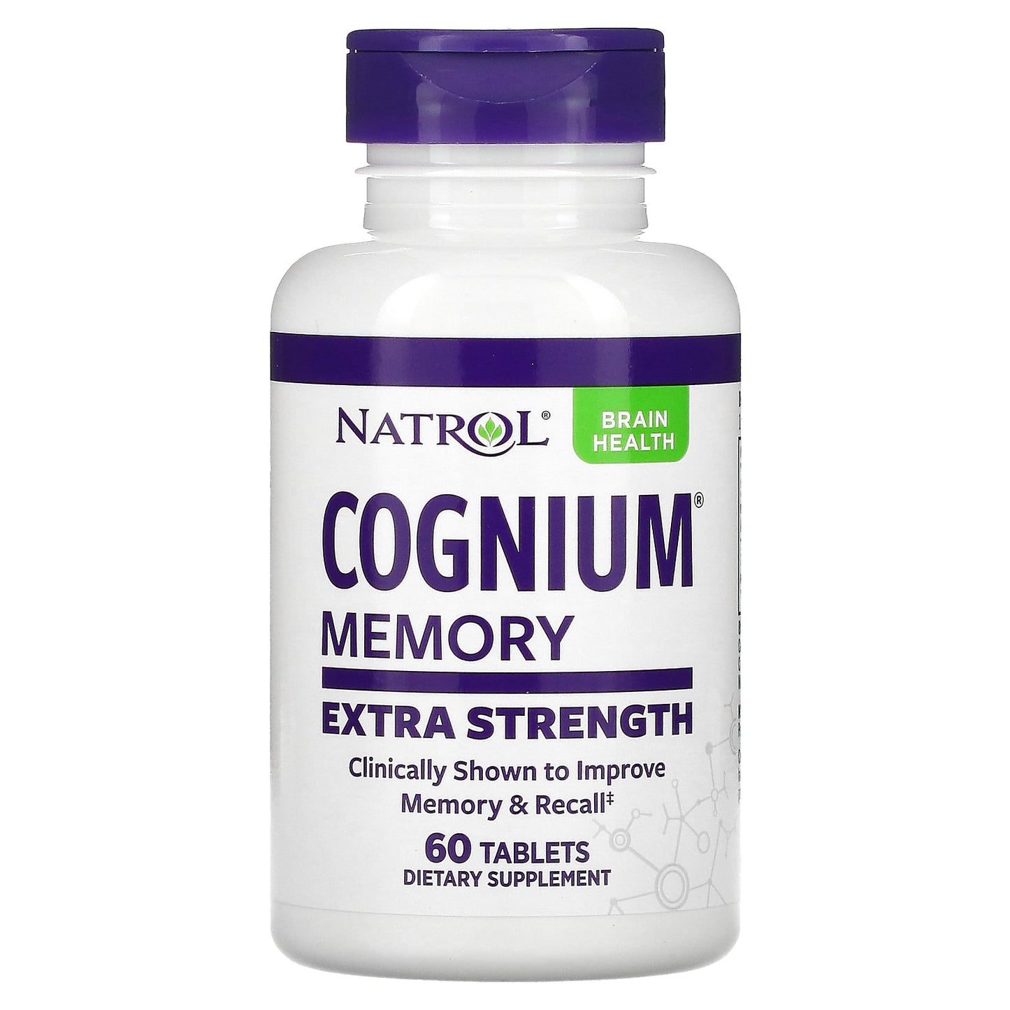 Natrol, Cognium Memory, Extra Strength, 200 mg, 60 Tablets