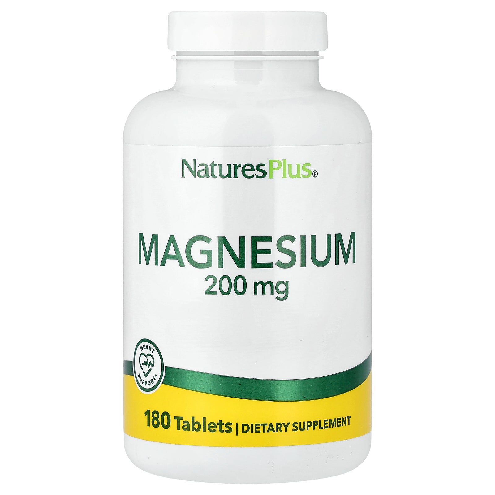 NaturesPlus, Magnesium, 200 mg, 180 Tablets