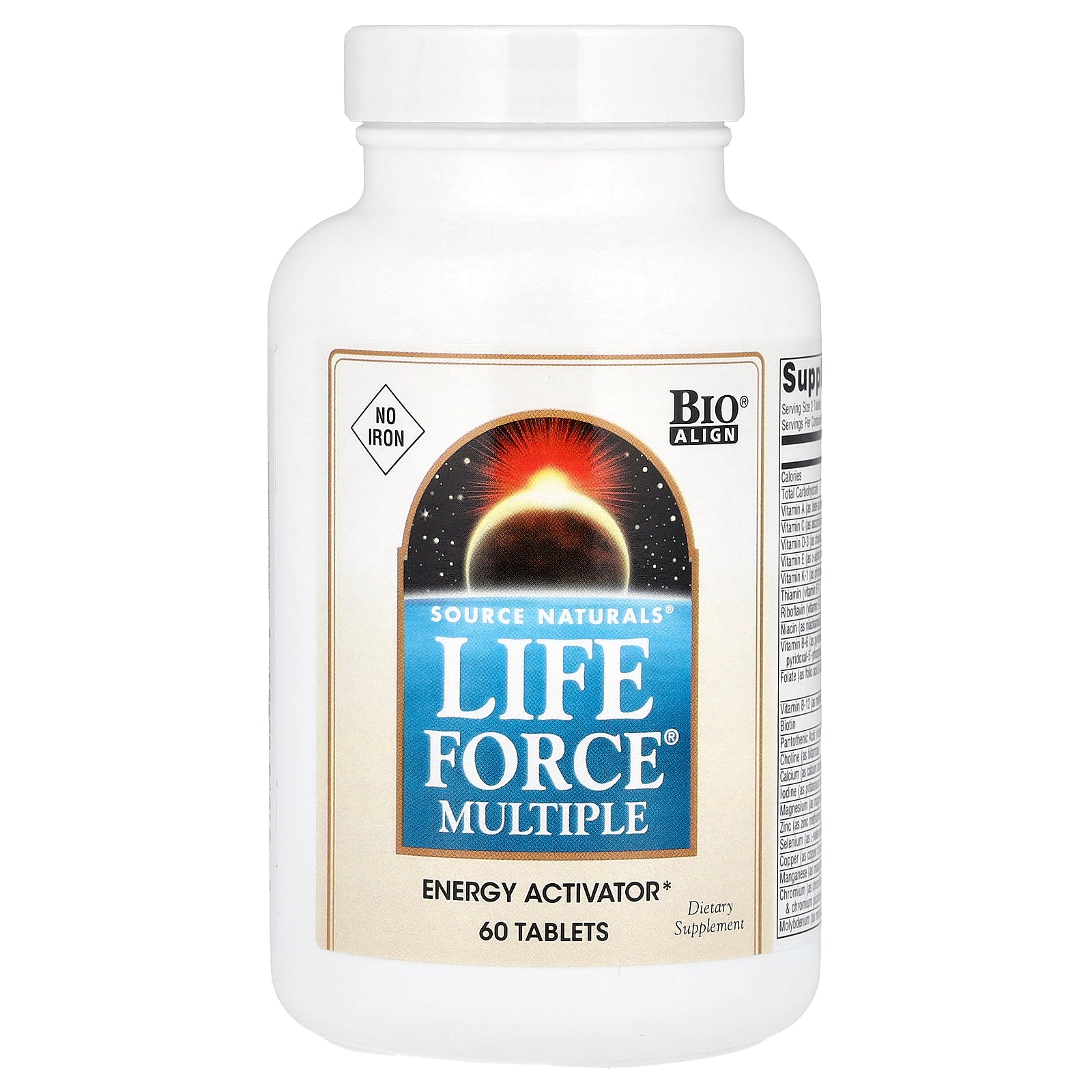 Source Naturals, Life Force® Multiple, No Iron, 60 Tablets