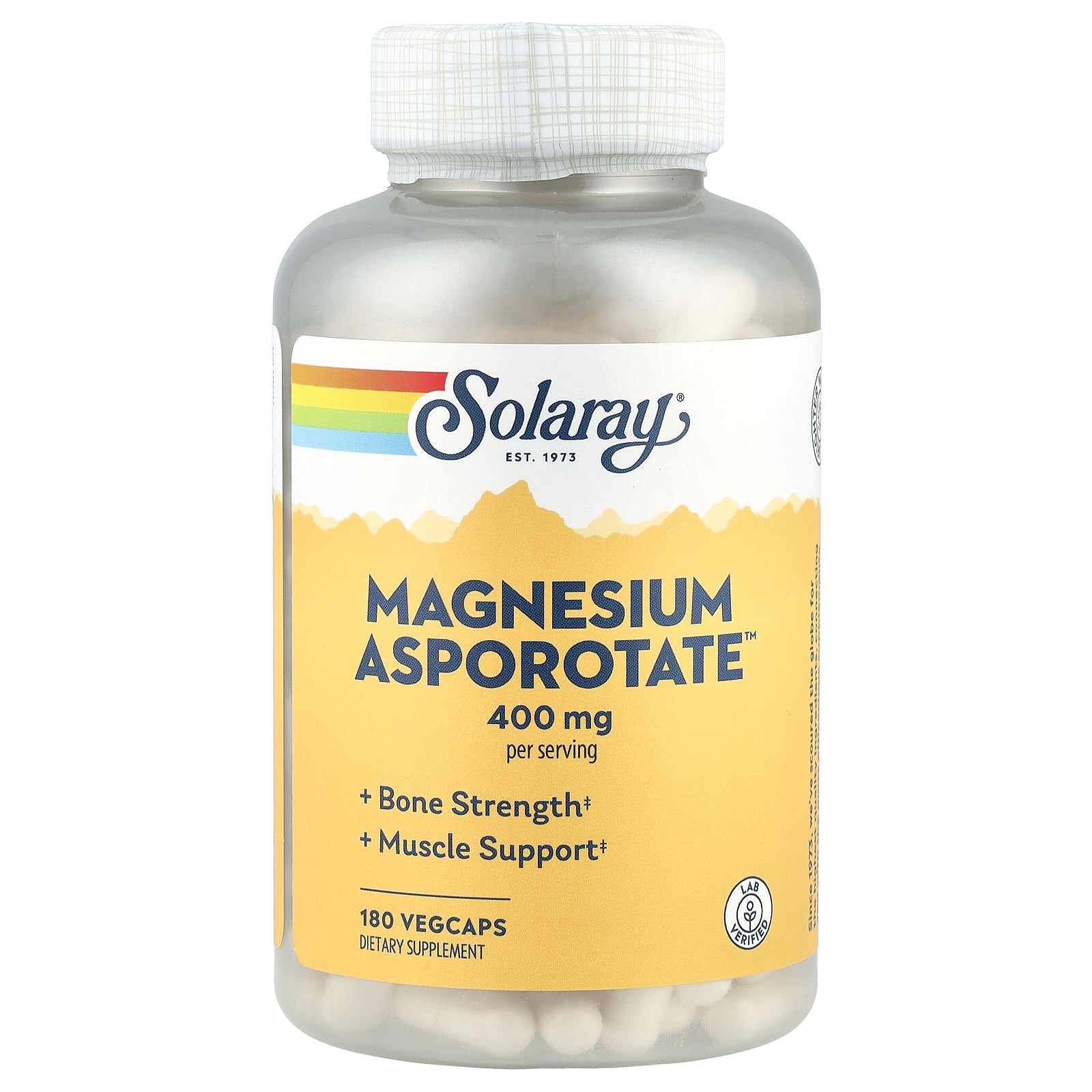 Solaray, Magnesium Asporotate™, 180 VegCaps (200 mg per Capsule)