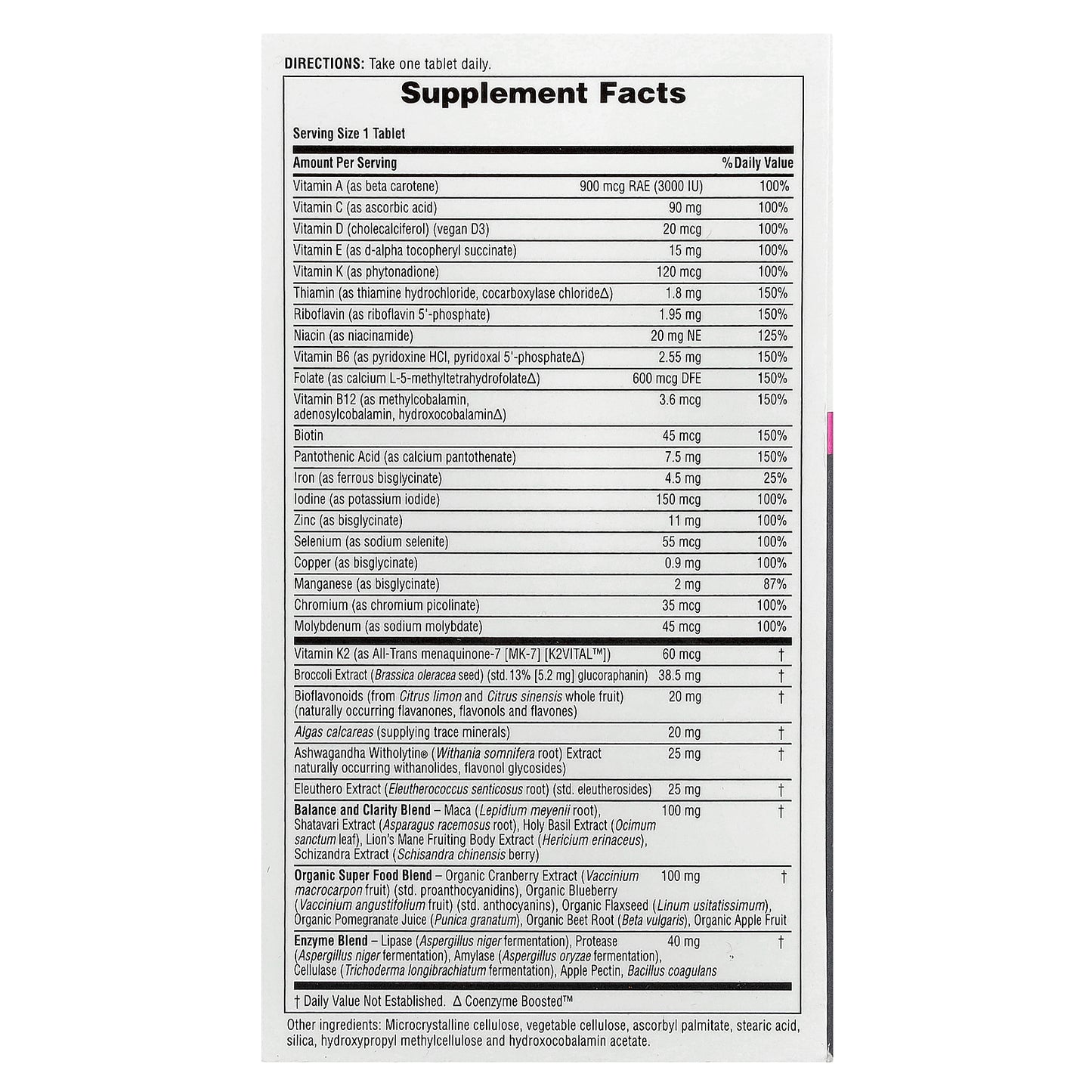 NaturesPlus, Her Journey, Once Daily Multi, 30 Tablets