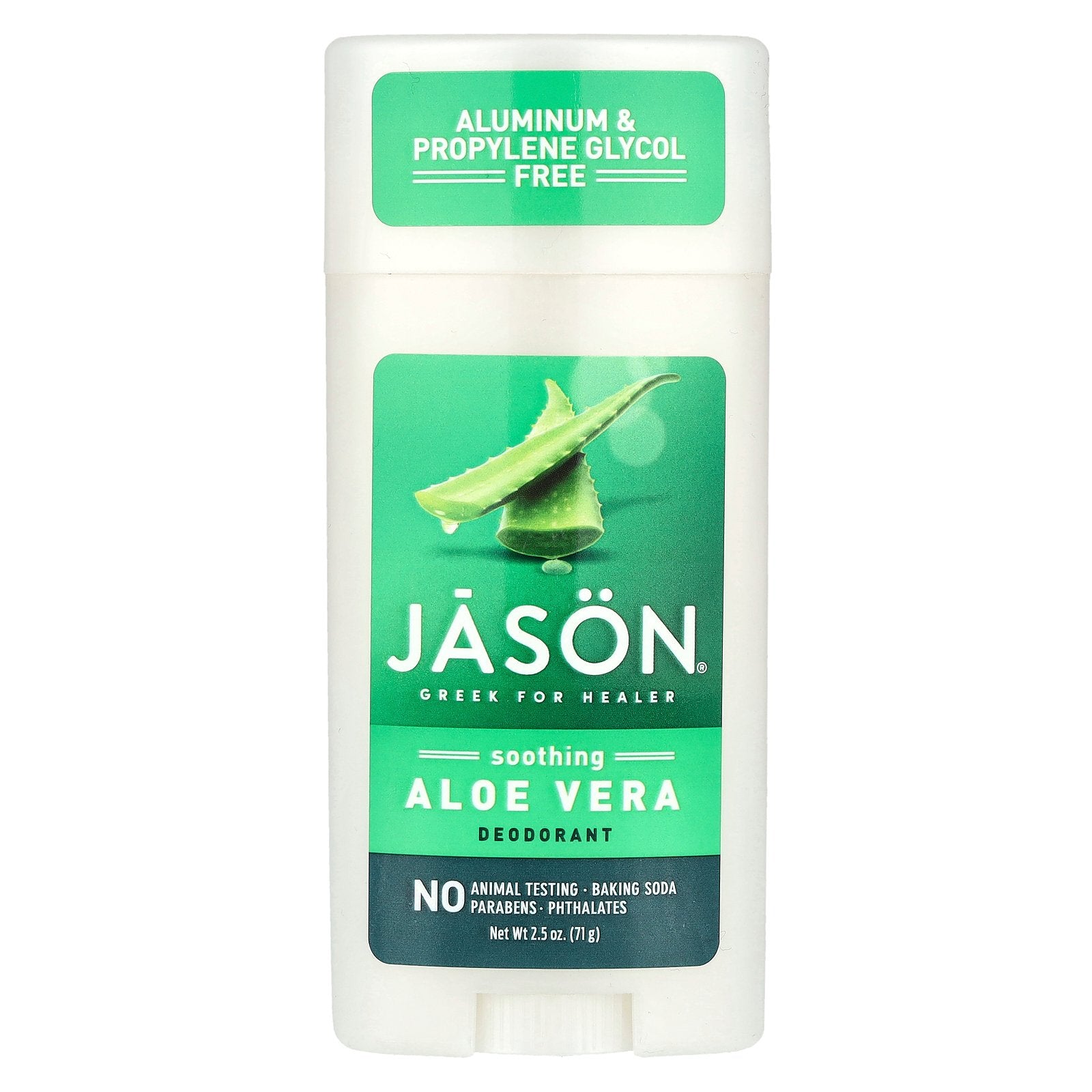 Jason Natural, Deodorant, Soothing Aloe Vera, 2.5 oz (71 g)