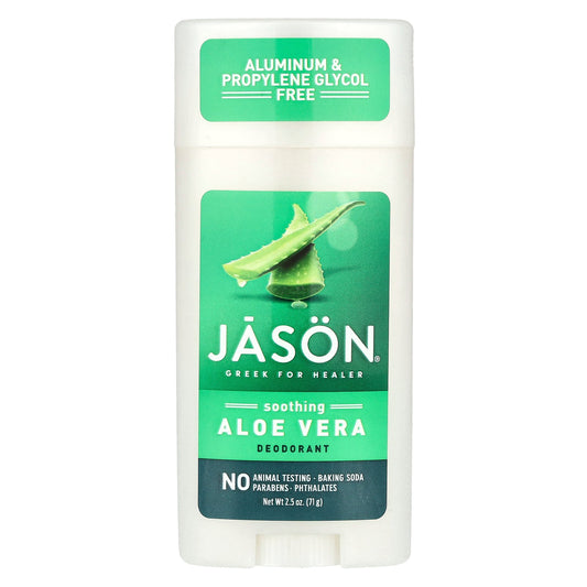 Jason Natural, Deodorant, Soothing Aloe Vera, 2.5 oz (71 g)
