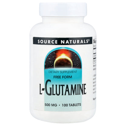 Source Naturals, L-Glutamine, 500 mg, 100 Tablets
