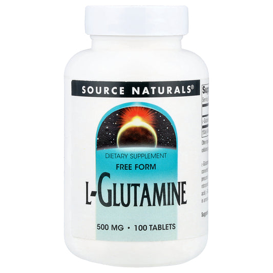 Source Naturals, L-Glutamine, 500 mg, 100 Tablets