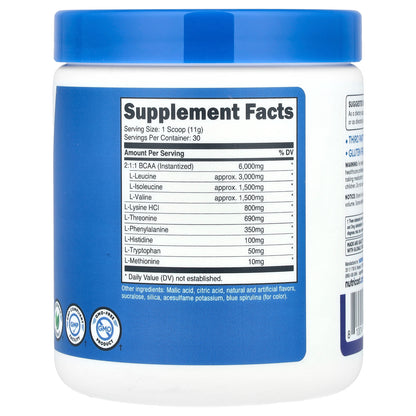 Nutricost, Performance, EAA, Blue Raspberry, 11.8 oz (330 g)