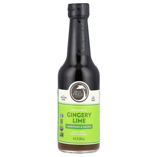 Big Tree Farms, Organic Gingery Lime, Marinade & Sauce, 10 fl oz (296 ml)