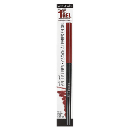 wet n wild, PerfectPout, Gel Lip Liner, 652C Gone Burgundy, 0.007 oz (0.2 g)