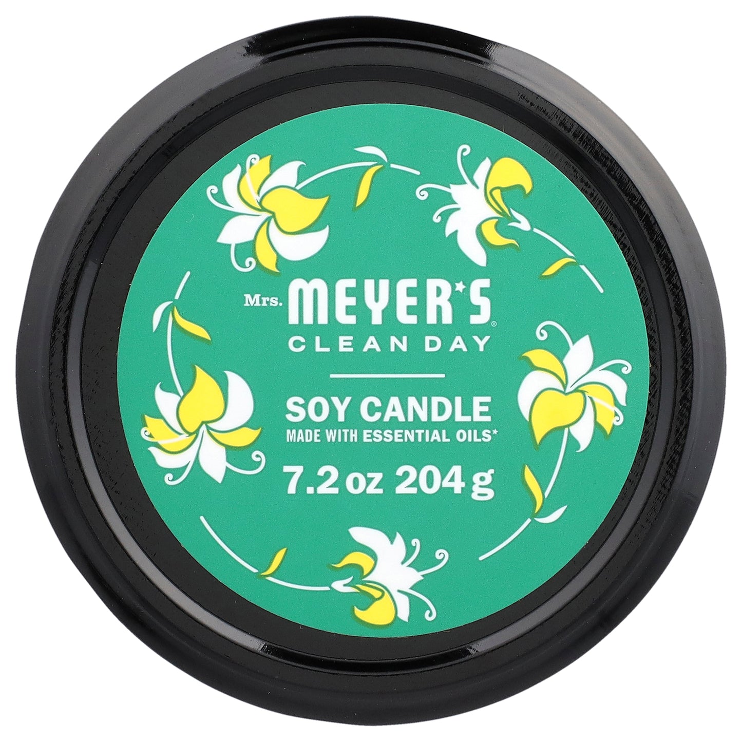 Mrs. Meyers Clean Day, Scented Soy Candle, Honeysuckle, 7.2 oz (204 g)