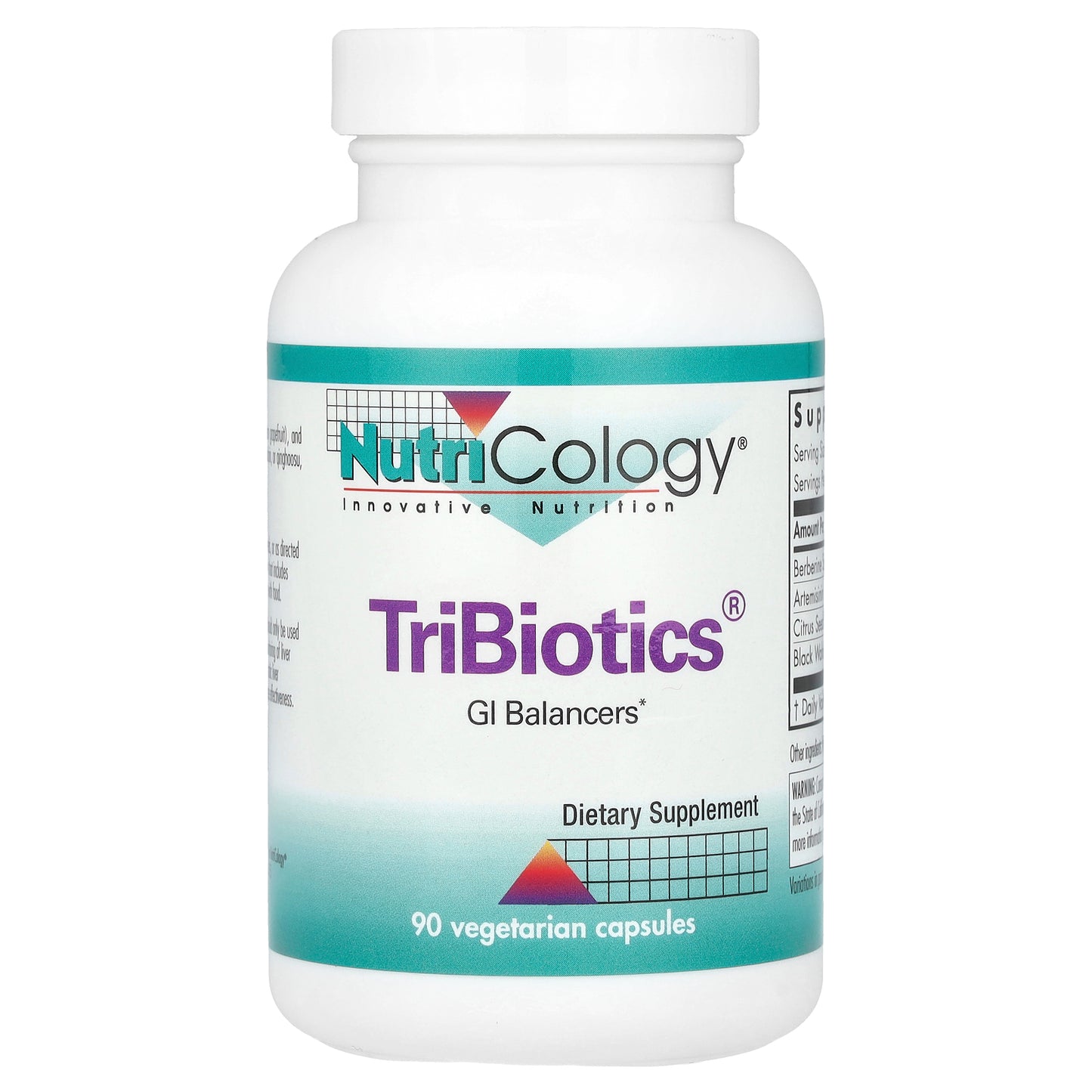 Nutricology, TriBiotics®, GI Balancers, 90 Vegetarian Capsules