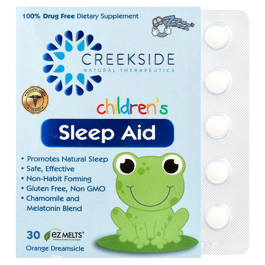 Creekside Natural Therapeutics, Children's Sleep Aid, Orange Dreamsicle, 30 EZ Melts®