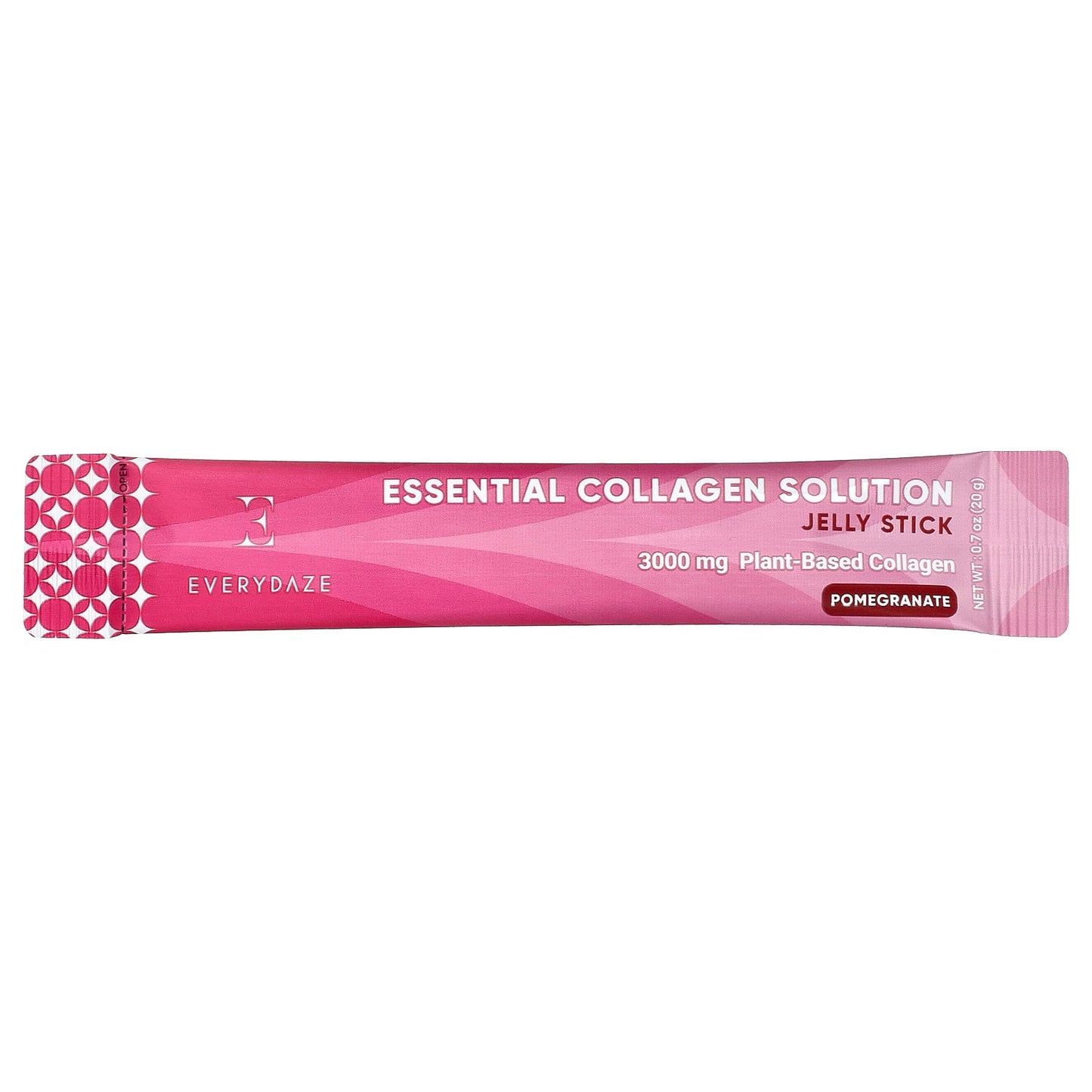 Everydaze, Essential Collagen Solution Jelly Stick, Pomegranate, 10 Sticks, 0.7 oz (20 g) Each