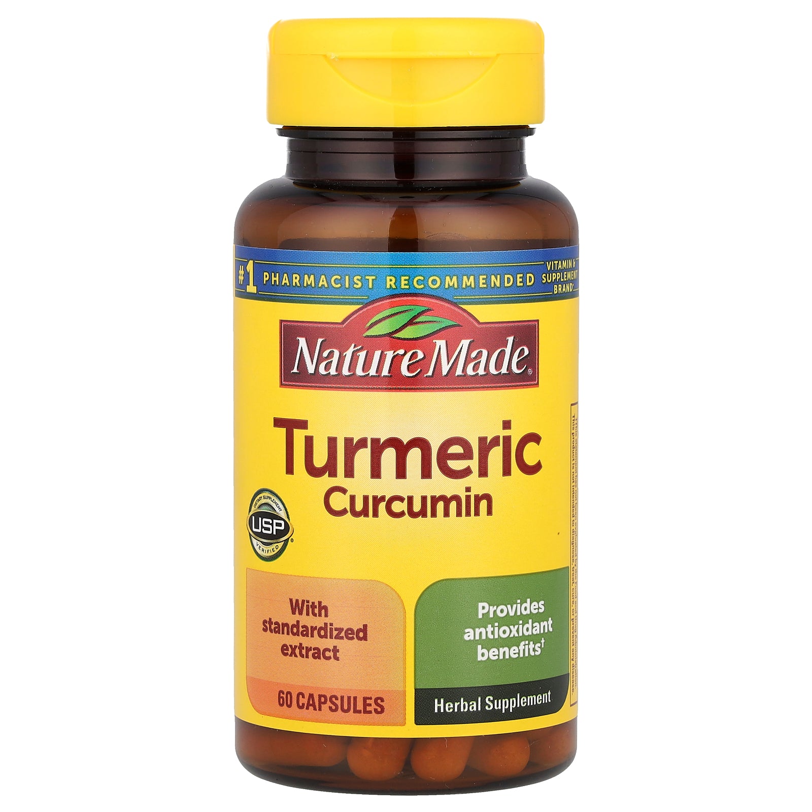 Nature Made, Turmeric Curcumin, 60 Capsules