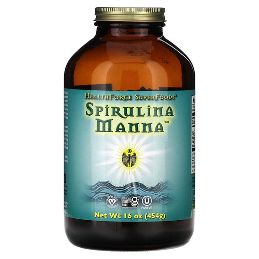 HealthForce Superfoods, Spirulina Manna, 16 oz (454 g)