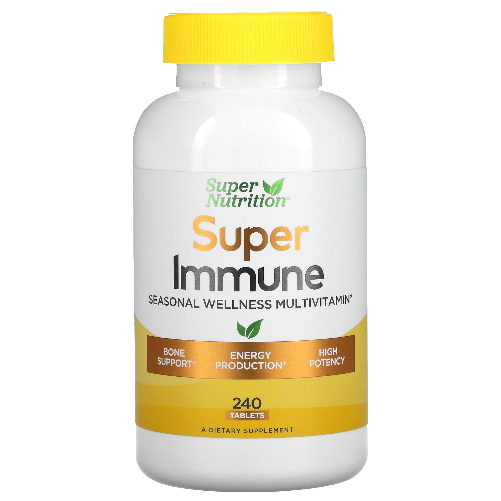 Super Nutrition, Super Immune, Seasonal Wellness Multivitamin, 240 Tablets