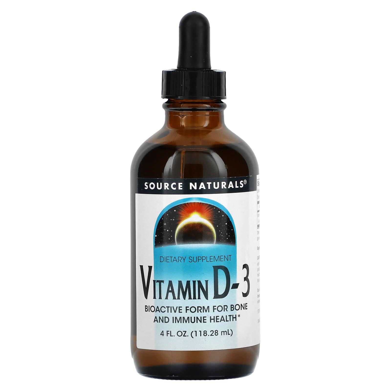 Source Naturals, Vitamin D-3, 4 fl oz (118.28 ml)