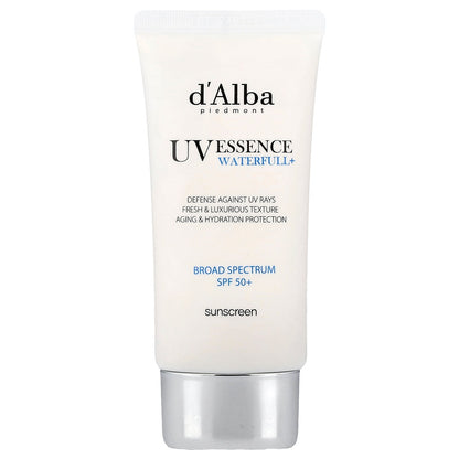 d'Alba, UV Essence Waterfull+ Sunscreen, SPF 50+, 1.69 fl oz (50 ml)
