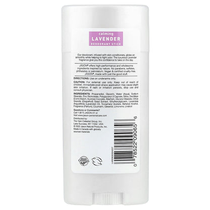 Jason Natural, Deodorant Stick, Calming Lavender, 2.5 oz (71 g)