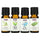 NOW Foods, Solutions, Seasonal Changes, Balancing Essential Oils Kit, 4 Bottles, 1/3 fl oz (10 ml) Each