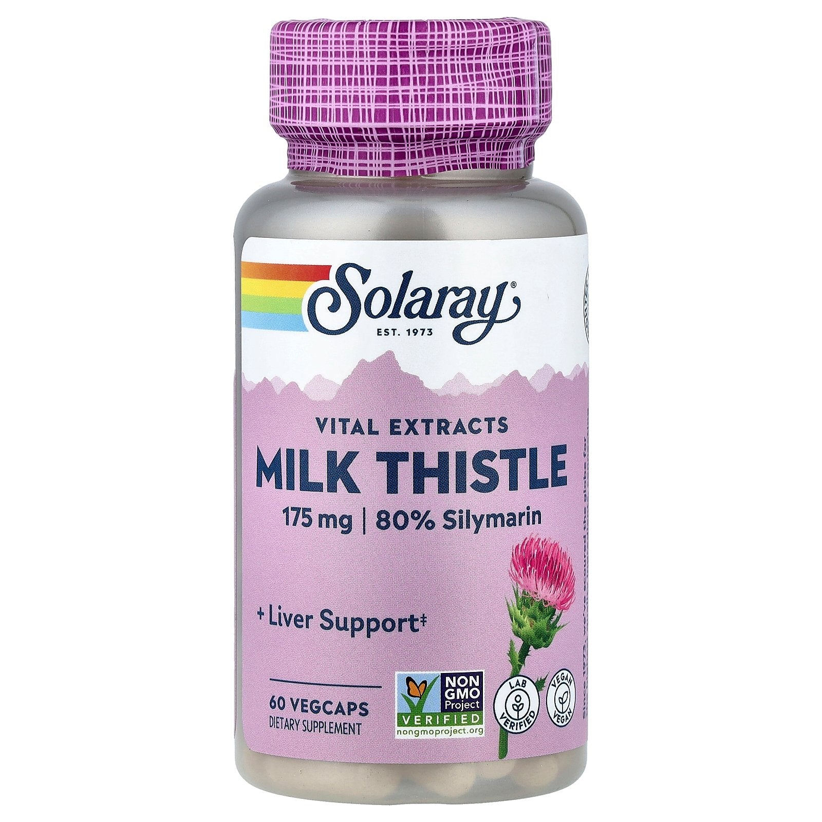 Solaray, Vital Extracts, Milk Thistle, 60 VegCaps