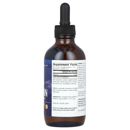 Source Naturals, Sleep Science®, Melatonin, Orange, 1 mg, 4 fl oz (118.28 ml)