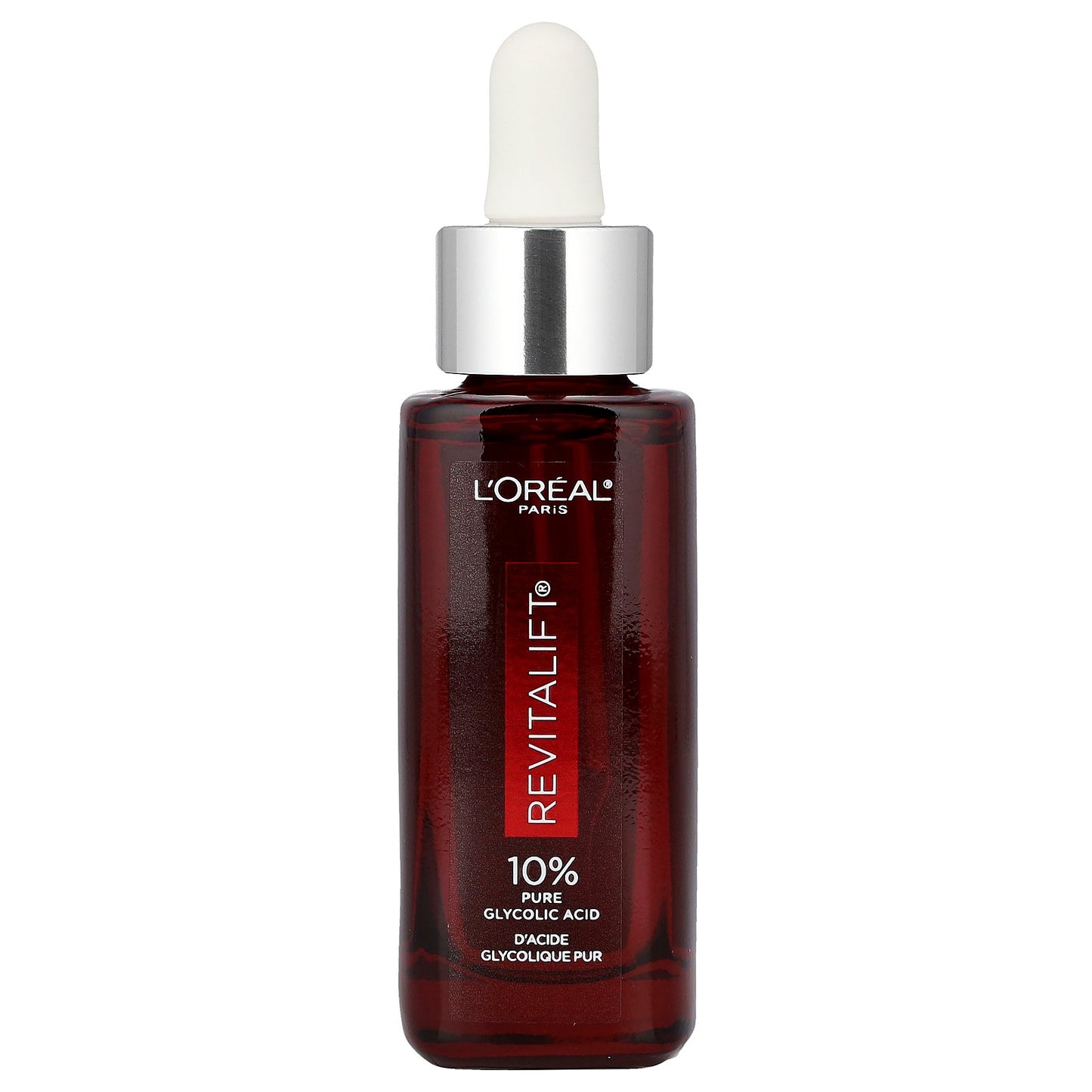 L'Oréal, Revitalift Derm Intensives®, 10% Pure Glycolic Acid Resurfacing Serum, Fragrance Free, 1 fl oz (30 ml)