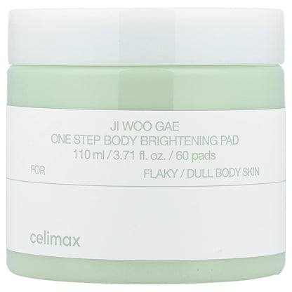 Celimax, Ji Woo Gae, One Step Body Brightening Pad, 60 Pads, 3.71 fl oz (110 ml)