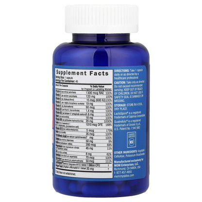 Mommy's Bliss, Prenatal Multivitamin + Probiotics, 45 Capsules