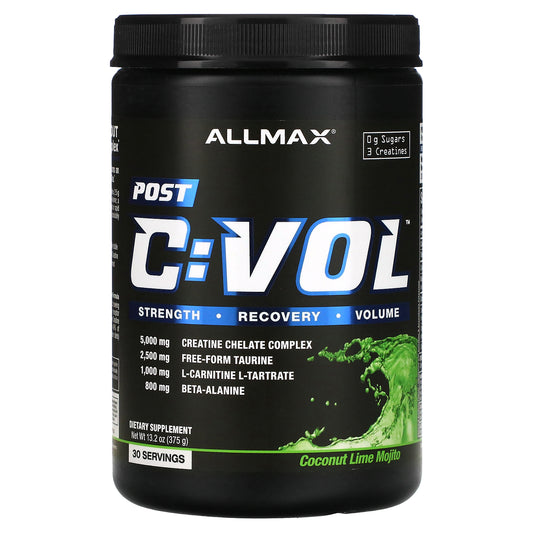 ALLMAX, C:VOL™, Post, Coconut Lime Mojito, 13.2 oz (375 g)