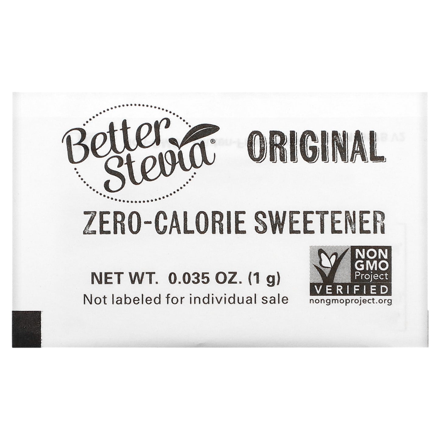 NOW Foods, Better Stevia, Zero-Calorie Sweetener, Original, 100 Packets, 3.5 oz (100 g)
