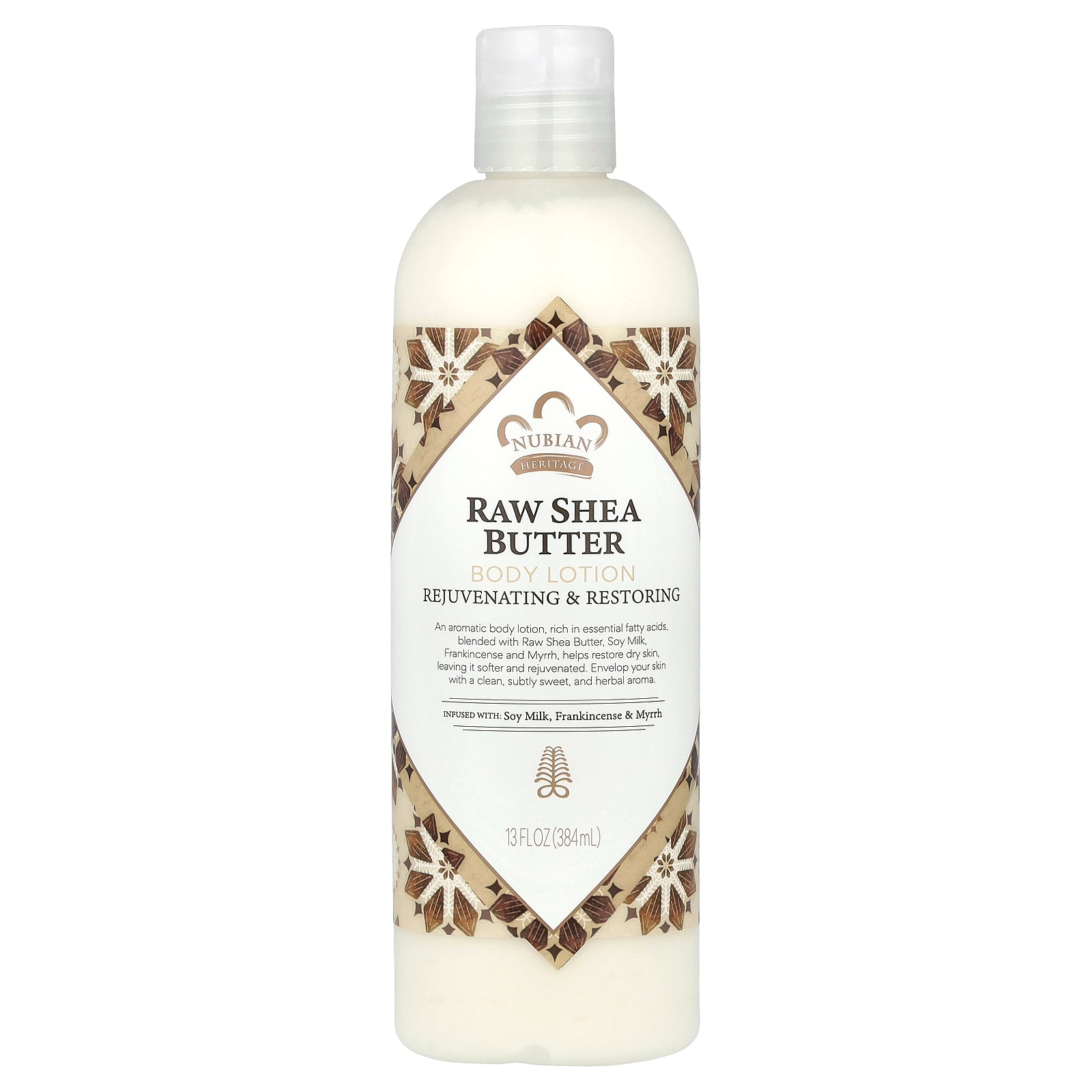 Nubian Heritage, Body Lotion, Raw Shea Butter, 13 fl oz (384 ml)
