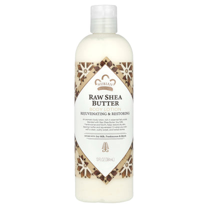 Nubian Heritage, Body Lotion, Raw Shea Butter, 13 fl oz (384 ml)
