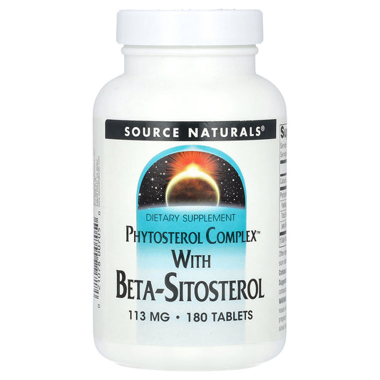 Source Naturals, Phytosterol Complex With Beta-Sitosterol, 340  mg, 180 Tablets (113 mg per Tablet)