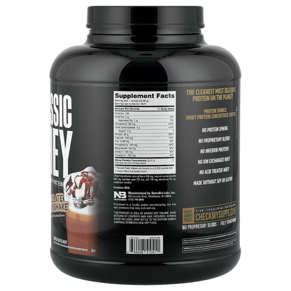 NutraBio, Classic Whey Protein, Chocolate Milkshake, 5 lbs (2,268 g)