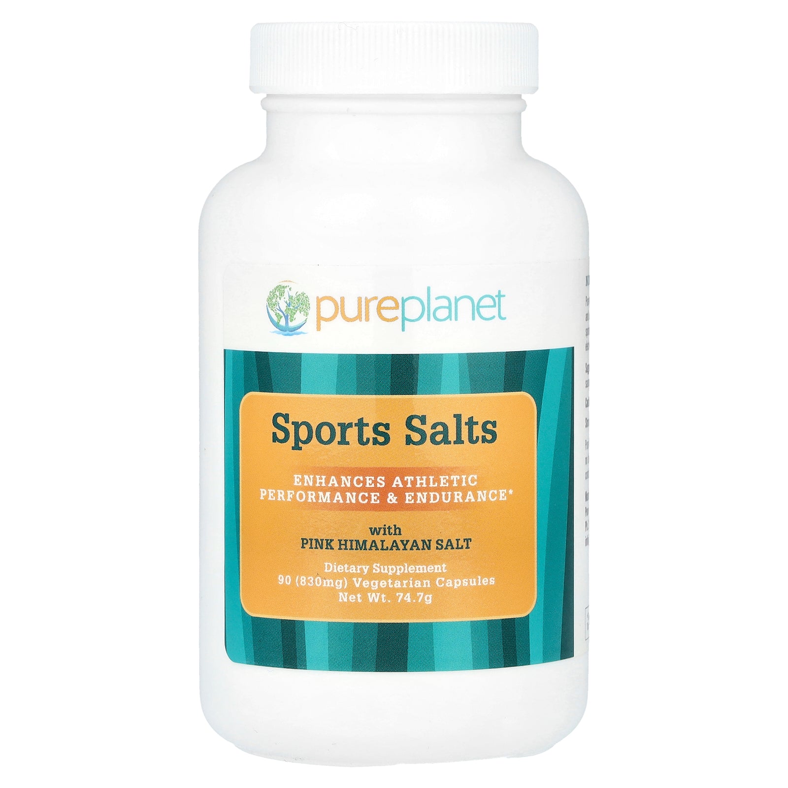 Pure Planet, Sports Salts, 90 Vegetarian Capsules