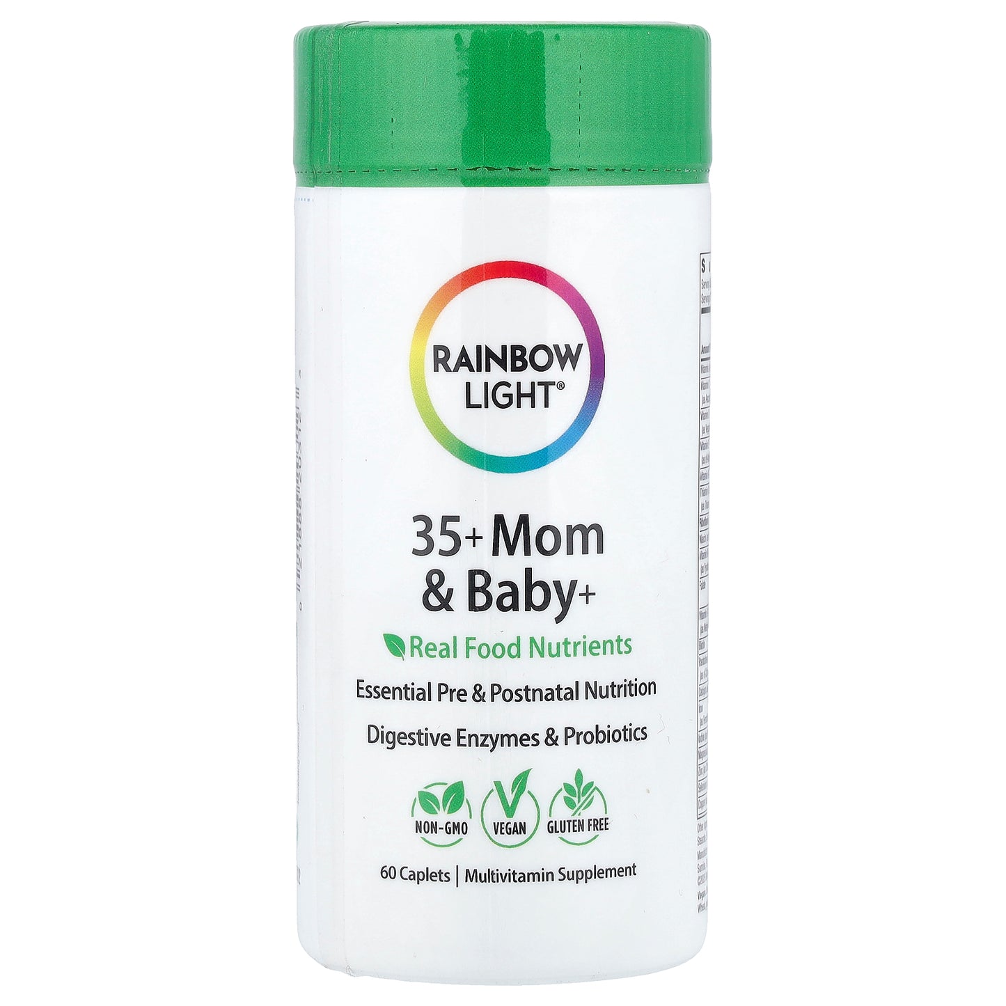 Rainbow Light, 35+ Mom & Baby+, 60 Caplets