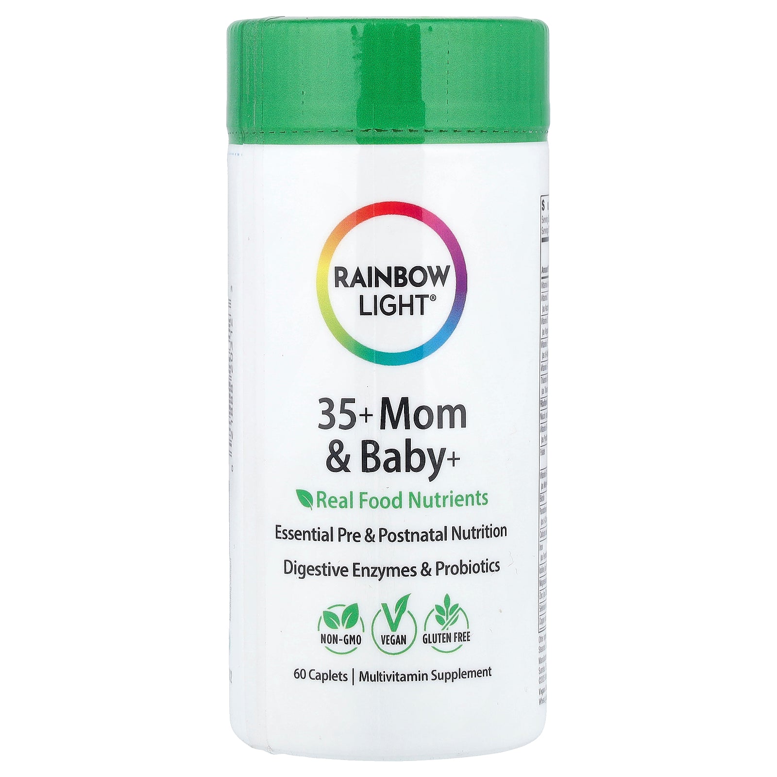 Rainbow Light, 35+ Mom & Baby+, 60 Caplets