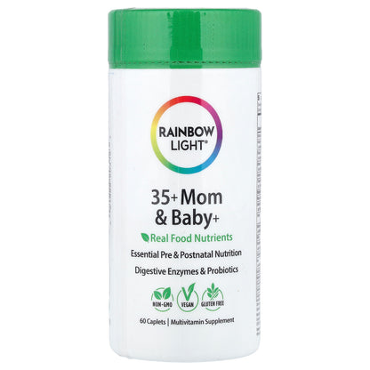 Rainbow Light, 35+ Mom & Baby+, 60 Caplets