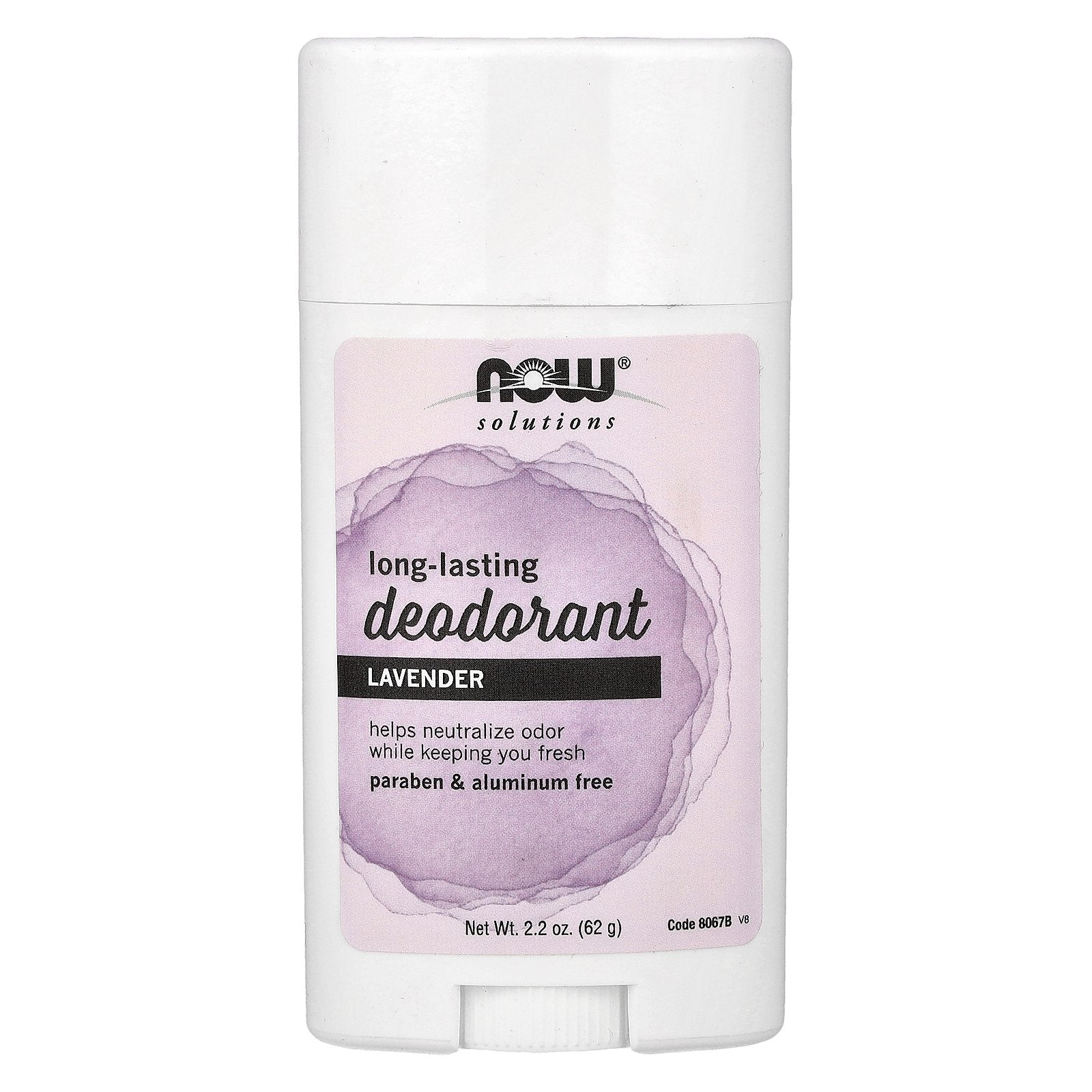 NOW Foods, Solutions, Long-Lasting Deodorant, Lavender, 2.2 oz (62 g)