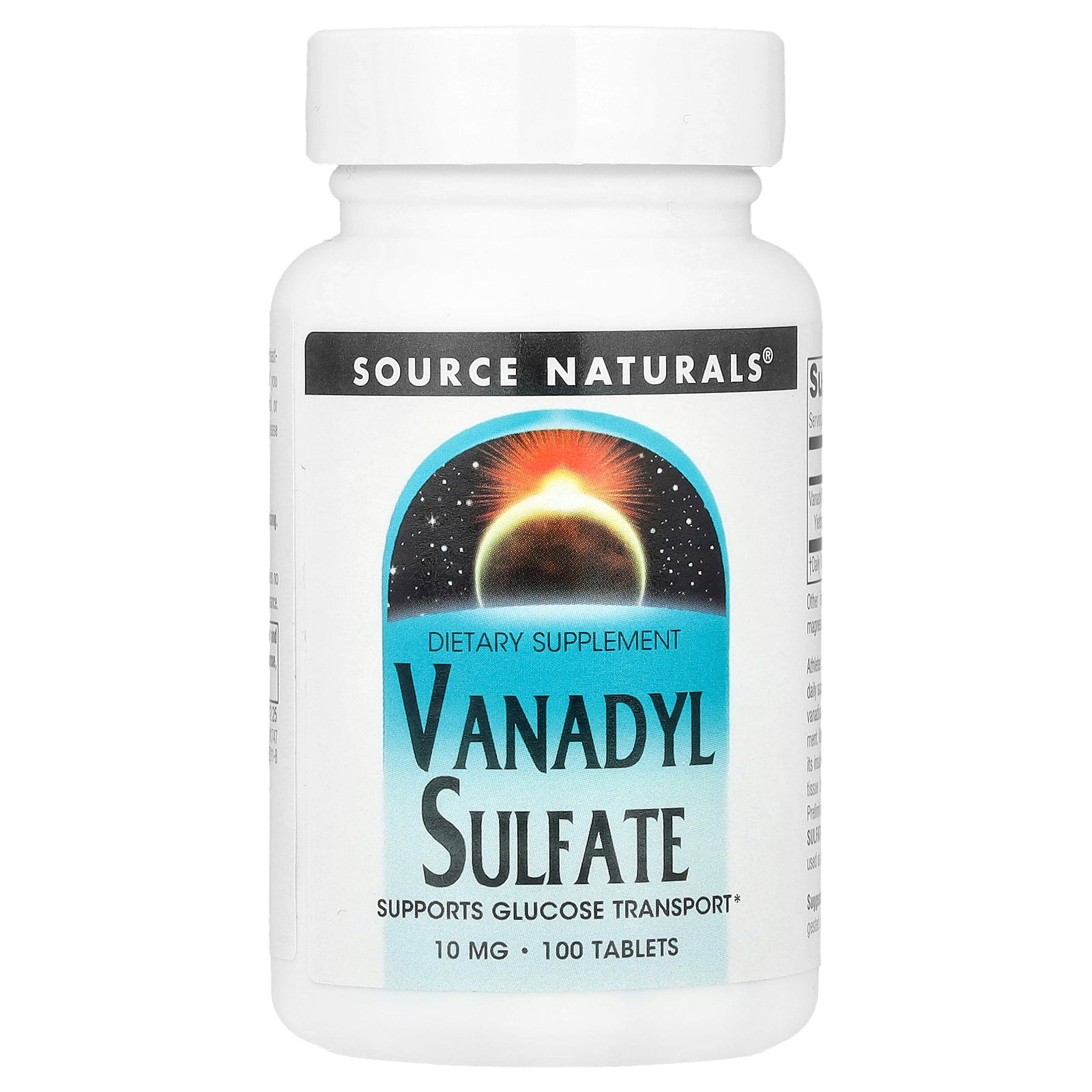 Source Naturals, Vanadyl Sulfate, 10 mg, 100 Tablets